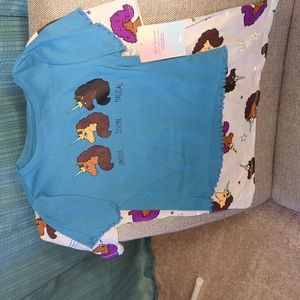 Afro Unicorn T-shirt set